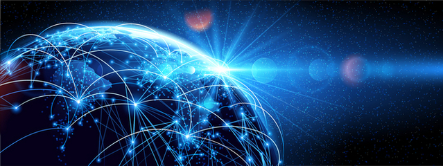 蓝色科技信息沟通光芒大气背景矢量图高清素材 banner 世界 信息 光芒 全球 国际 大气 天空 宇宙 星空 沟通 科技 背景图 蓝色 连接 矢量图 背景 设计图片 免费下载