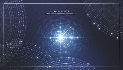 蓝色科技感信息技术网格线条光效三维立体空间高清背景海报psd设计素材 83103 设计元素 美工云 meigongyun.com 未归类